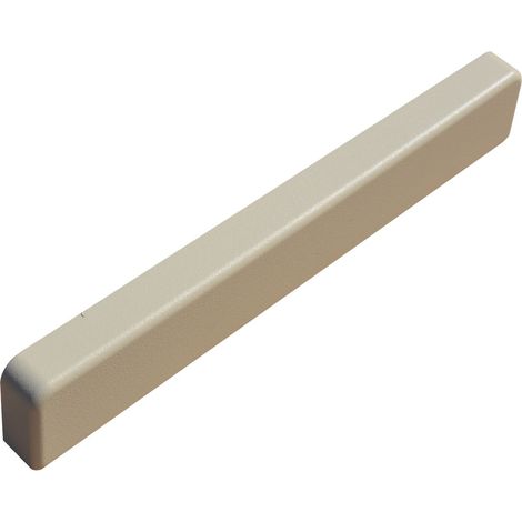 Embout couvertine plat 27cm beige RAL 1015 sablé (1/4)