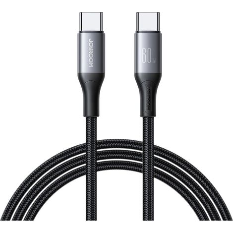 Joyroom S-A28 Flash Series 60W USB-C - Cavo USB-C da 1 m - nero (1/5)