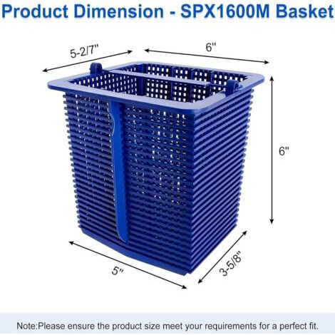 Panier Filtre de Pompe Hayward SPX1600M – Remplaement pour SP2607X10 et SP2615X20XE (1/4)