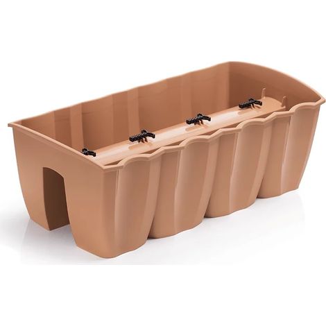 Maceta de barandilla CROWN DCRO600  Terracota