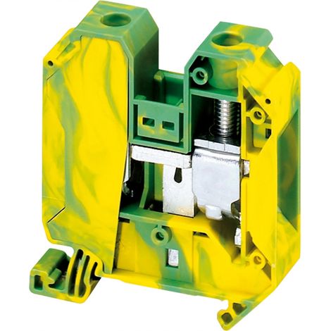 Borne à vis pour conducteur de protection 2 points 35mm² vert/jaune SCHNEIDER NSYTRV352PE
