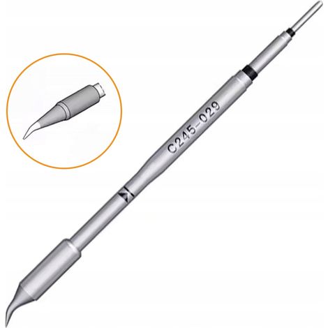 Punta di Saldatura C245-029 – Compatibile con Stazioni JBC, AIXUN, SUGON, YIHUA  Alta Precisione, Resistenza, Facile Montaggio