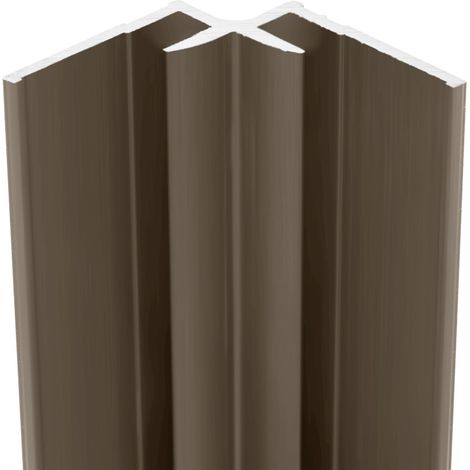 Profilé d'angle intérieur pour panneau mural de douche, DécoDesign, Schulte, Taupe, 255 cm (1/5)