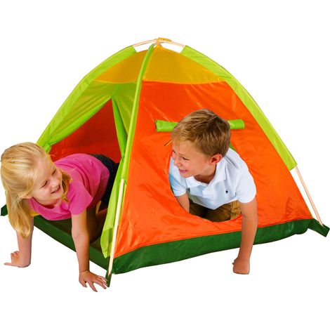 Tenda da Gioco per Bambini 112x112x94 cm Struttura in Plastica Tubolare Avventura Multicolore (1/4)