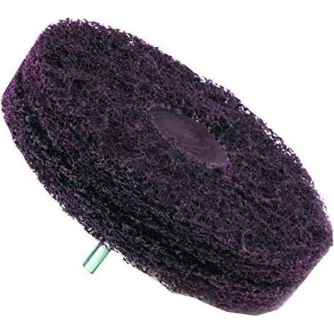 Roue Mousse Abrasive pour Perceuse Ø 127x13mm Grain Moyen (1/2)
