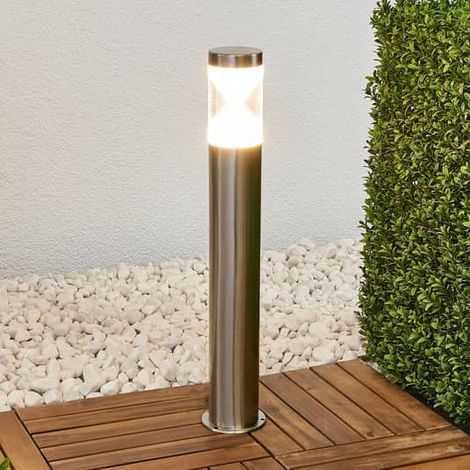 [GEBRAUCHT] B-Ware Lindby Fabrizio Led Wegeleuchte Wegelampe Lampe Leuchte Aus Edelstahl Silber