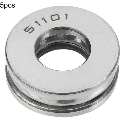 Stück 51101 Flach-Axialkugellager aus Stahl mit geräuscharmer Lagerung und 2RS-Staubdichtung (1/5)