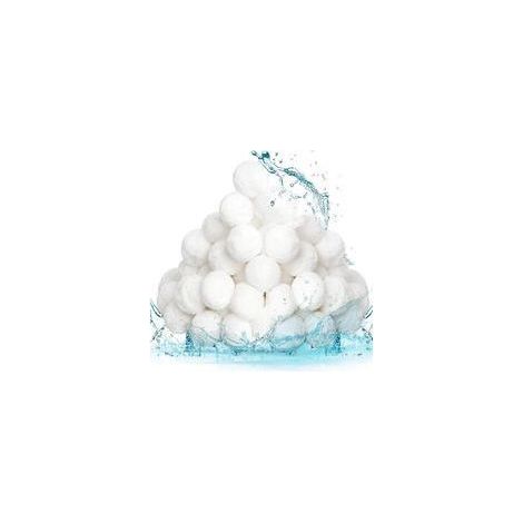 800 g 30-50 mm Boules filtrantes de piscine réutilisables, alternative au sable filtrant de piscine, adaptées de filtration de piscine (1/4)