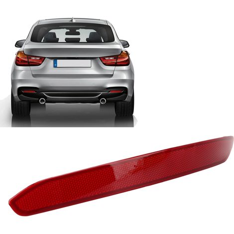 Le réflecteur de pare-chocs arrière droit convient à la BMW Série 3 Gran Turismo F34 (63147315166). (1/5)