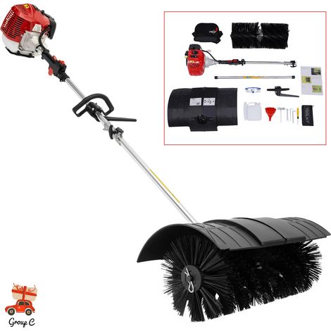 Spazzatrice a gas e olio a 2 tempi, Spazzaneve a benzina, 2,3 CV, 52 cc, a benzina, con telaio, avviamento elettrico, a cambio rapido, Spazzatrice a benzina (1/5)
