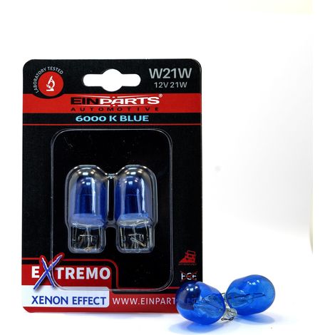 Bombillas halógenas EinParts W21W 12V 6000K Blanco frío 21W W3x16d, 2 uds. (1/3)
