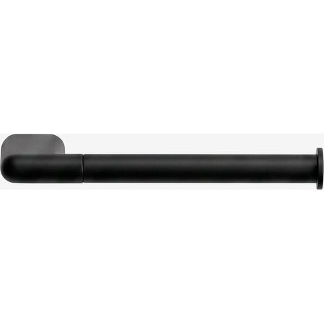 Porte-rouleaux pour salle de bain en acier inoxydable Rovent SKLUM Noir Mate