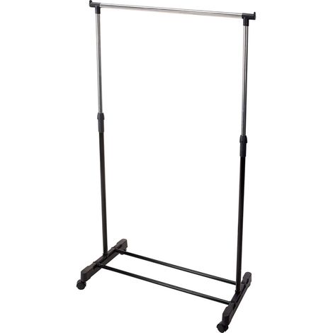 APPENDIABITO SINGOLO 'STORAGE' cm 80 x 43 x h 90165 - nero