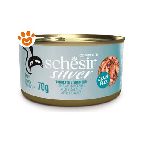 Umido Gatto - Schesir Lattina 70 gr Tonno e Sgombro