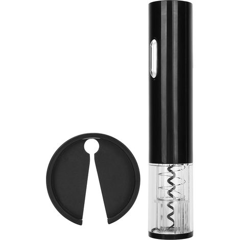 Tire-bouchon électrique pour vin rouge, ouvre-bouteille automatique, silencieux et sans effort, noir (1/5)