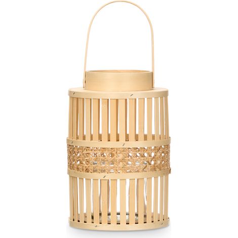 Laterne aus Bambus ELYSIAN, Ø 16,5 x 39 cm (1/4)