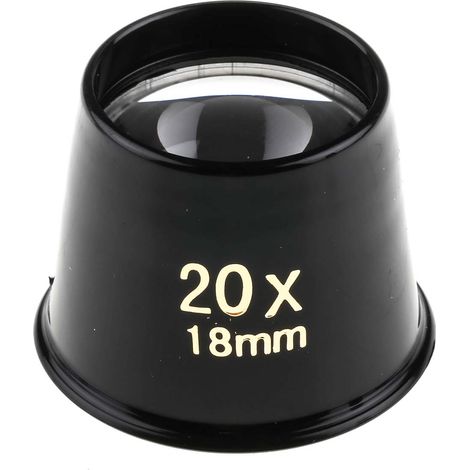 Loupe RS PRO, grossissement 20X, diam. lentille 26mm ( Prix pour 1 )