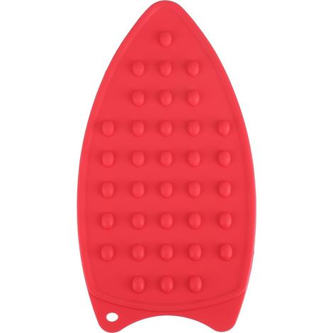 Repose-Fer en Silicone, Tapis Multifonction résistant à la Chaleur, Table à Repasser Portable pour la Maison, Les Voyages (Rouge) (1/5)