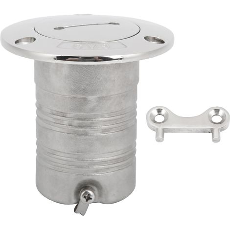Bouchon de réservoir en acier inoxydable 50mm pour entrée d'eau et d'huile de pont de bateau, couvercle de remplissage de carburant (1/5)