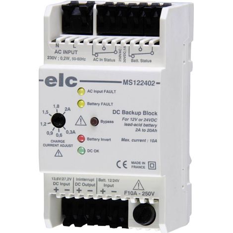 Alimentation pour rail DIN ELC 10A ( Prix pour 1 ) (1/3)