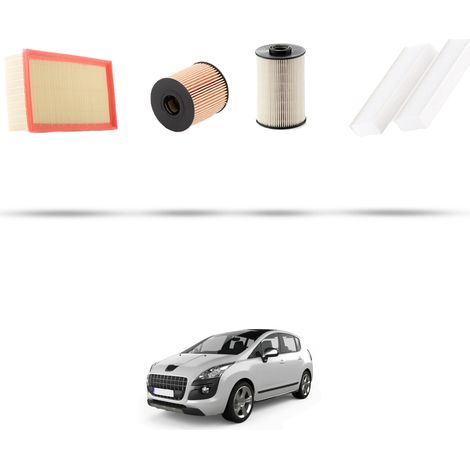 Kit tagliando 4 filtri compatibile con Peugeot 3008 2.0 HDI 110kw dal 2009 (1/5)