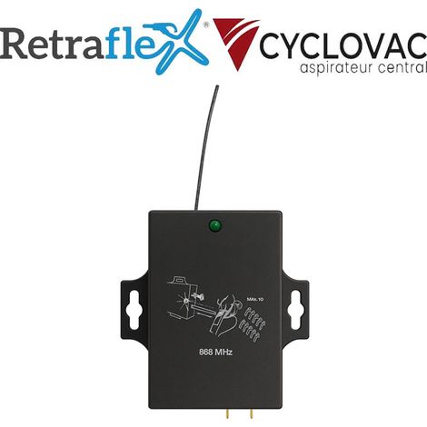 Récepteur poignée RF 868 Mhz - Nouvelle version 2025, Cyclovac TBORFAREC2