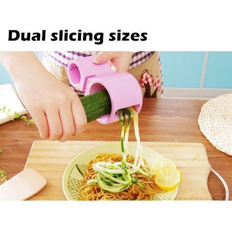 spirale coupe légumes Fruit Shred Cutter Slicer Peeler cuisine outil Slicer julienne Cutter + aiguiser AY342-Ywey (1/4)