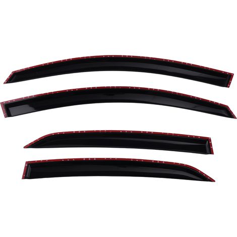 Side Window Guards Set for VW Jetta MK5 2005-2011 Wind Deflectors Rain Visors (1/5)