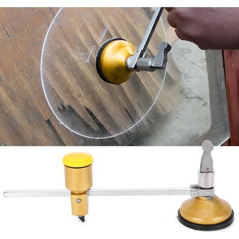 Verstellbarer 40 cm Glasschneider-Zirkel mit 360°-Drehung (1/5)