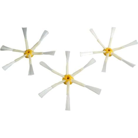Set de 3 brosses latérales pour iRobot Roomba 500, 600 et 700 brosses (1/4)