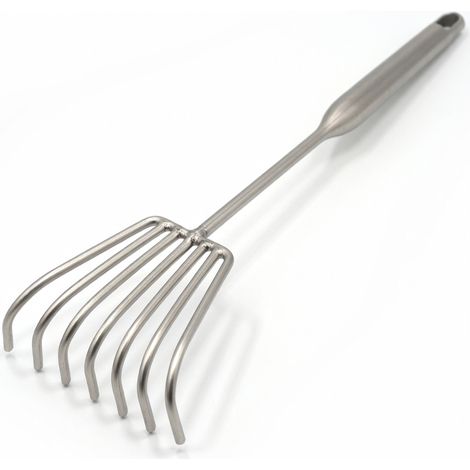 Râteau inox soudé 7 dents aération sol jardin (1/5)