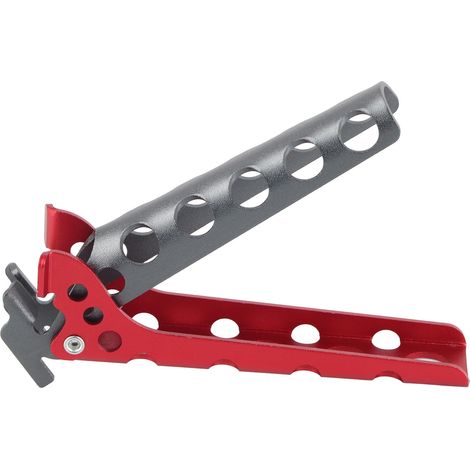 Pinces de préhension pour casseroles et bols chauds, en alliage d'aluminium, anti-brûlures, pour le camping, noires et rouges. (1/5)