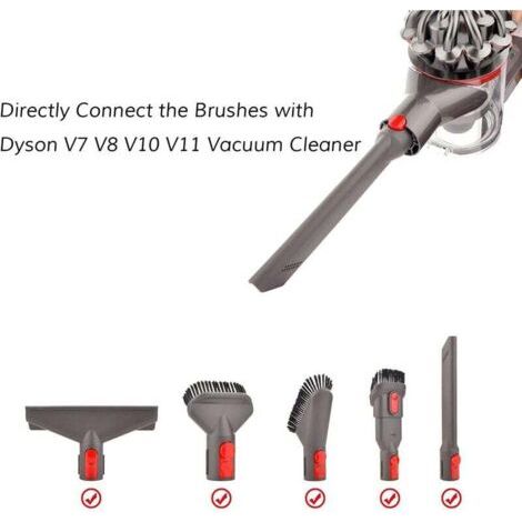 Passend für die Bürstenköpfe Dyson V8, Dyson V10, V11 und V7, fünfteiliges Set (1/4)