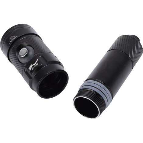 Lampe Torche Plongée Sous-Marine 1200LM 5 Modes IPX8 Étanche avec Indicateur de Charge pour Camping Natation Randonnée (1/5)