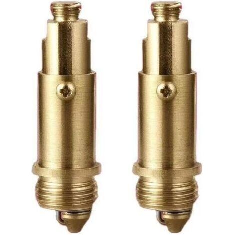 Lot De 2 Bondes À Ressort en Laiton pour Bonde De Baignoire Pop Up Click Clack,pour Bonde Clic Clac pour Lavabo,Remplacement De Qualité pour Évier De Baignoire (1/5)