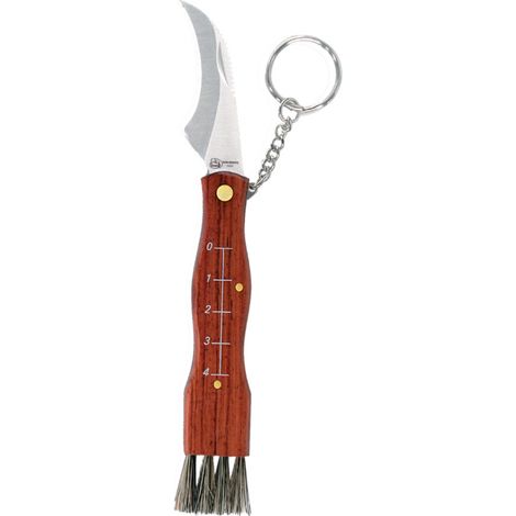Couteau à champignons el-zorro lame acier inox 6,5 cm marron (1/2)