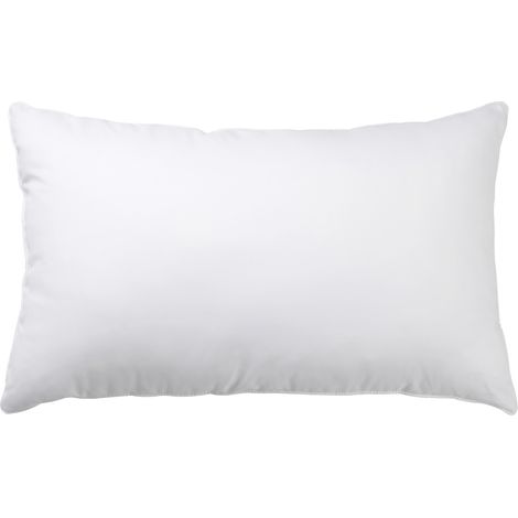 Guanciale Con Imbottitura In Vera Piuma Cuscino Letto Piumette Bianche Sterilizzate Lavate,Federa In Puro Cotone Rettangolare Soffice Made In Italy Bianco - 1 Pezzo