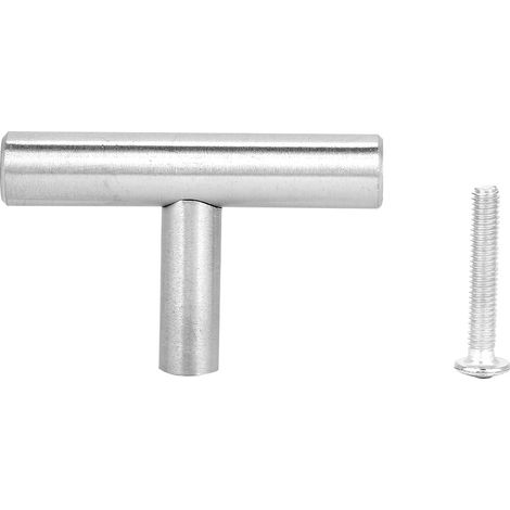 Poignées de traction d'armoire en T en acier inoxydable, boutons de porte de cuisine pour meubles (50mm) (1/5)