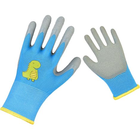 Gants De Jardinage Enfant - Caoutchouc Naturel - Antidérapants - Résistants Aux Piqures Et Aux Épines - Tailles 2XS À M - 1 Paire (1/5)
