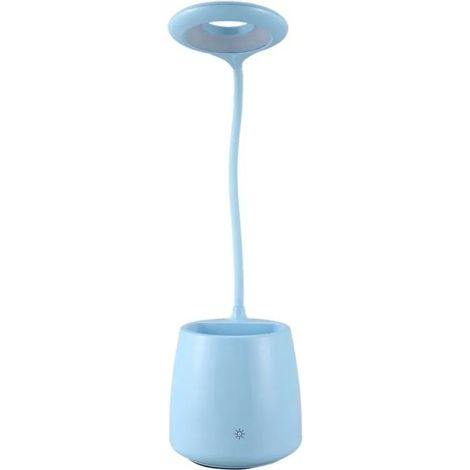 Lampe De Bureau Usb Charge Protection Des Yeux tude Lampe De Bureau Led Porte-Plume Cosmtique Lampe De Bureau Bleu YYV (1/4)