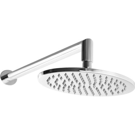 Douche Plafonnier PaulGurkes avec Bras Mural Ovale en Laiton (1/5)
