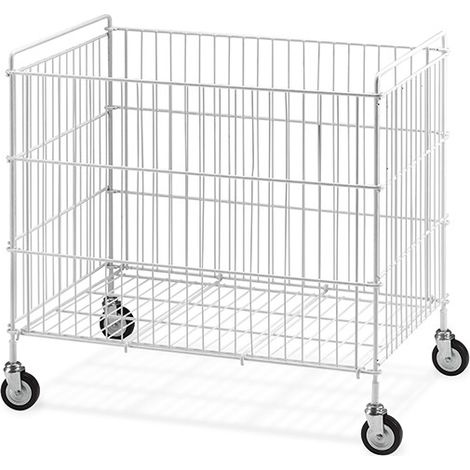 Chariot à grille pour linge sec, capacité 294 litres 800x520x720 mm - VIRTUS (1/3)