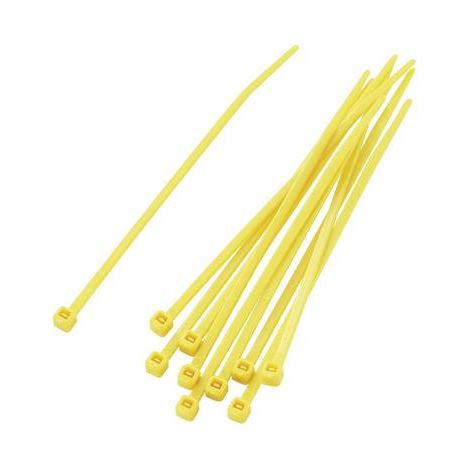 ASSORTIMENT DE SERRE-CÂBLES 100 MM X 2.20 MM JAUNE TRU COMPONENTS TC-PBR-100-4YW203 1592832 CRANTAGE INTÉRIEUR 100 PC(S) (1/2)