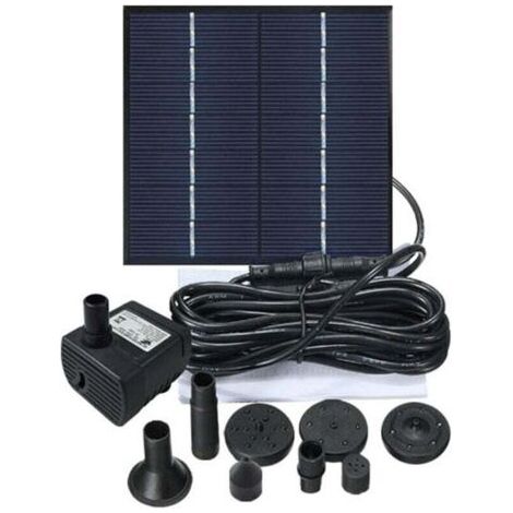 Mini-Solarbrunnen 1,2 W 180 g – Landschaftsgestaltung – Dezentes Design – Autonomer und geräuschloser Betrieb
