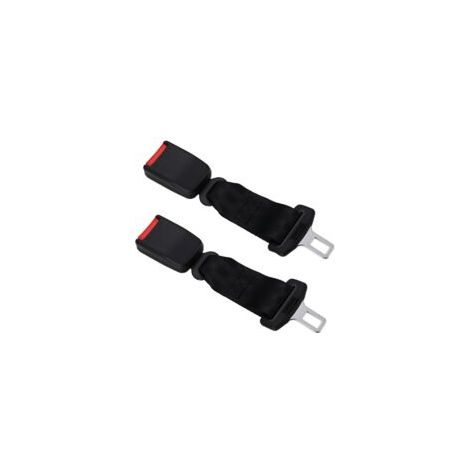 Lot de 2 Ceintures de Sécurité Universelles 23cm pour Siège Auto/ Fauteuil Roulant - Réglables & Renforcées - Enfant/Adulte