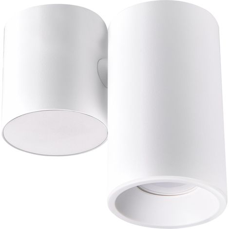 Spot plafond orientable 1xGU10 blanc Polux Hobro 315397 (1/3)