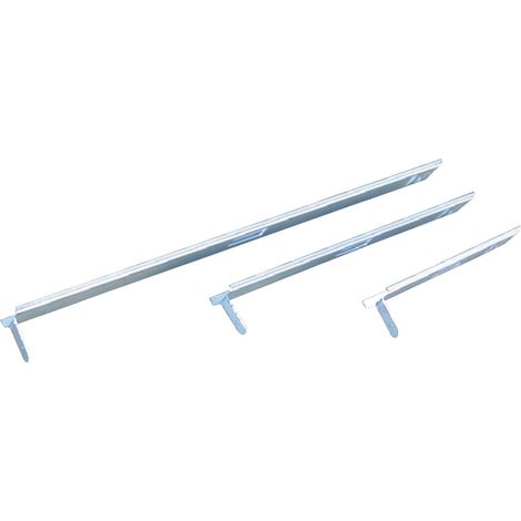 Contre-cadre fixation pour grilles GSAO/GSAI /GRAI/GRL/GRMC/PER/GFE25, 400X400mm S&P (UNELVENT) 870030