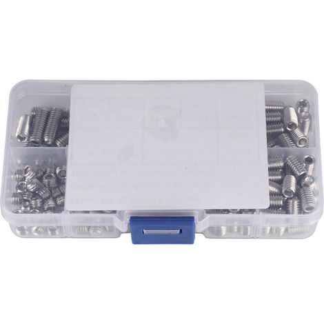 Vis À Tête Creuse Hexagonale M6 - Acier Inoxydable 304 - Norme DIN916 - 212 Pièces (1/5)