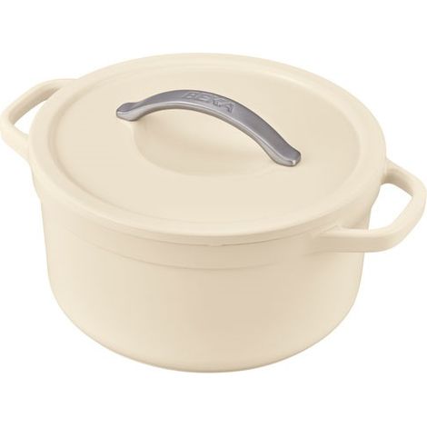 Pluma Cazuela Redonda Beige 24cm 4.5l - Beka (1/5)