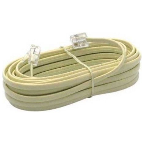 Cable telephone rj11 10 metres (1/2)